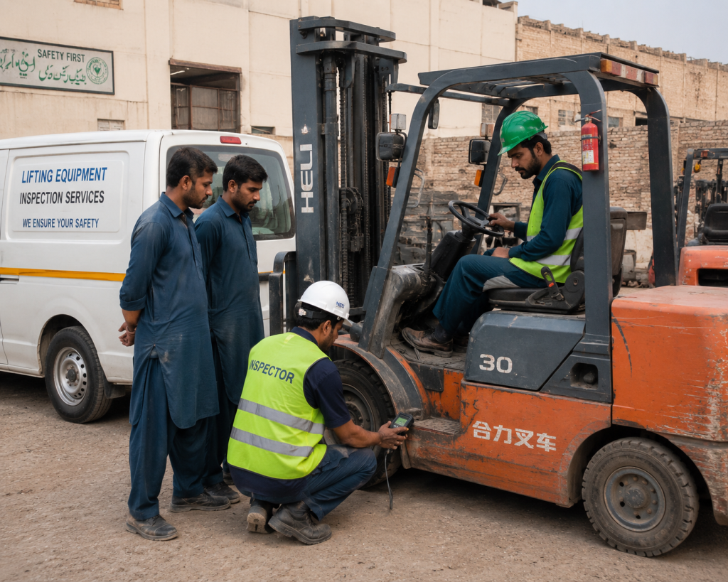 lifting equipment inspection in pakistan hitech industrial control