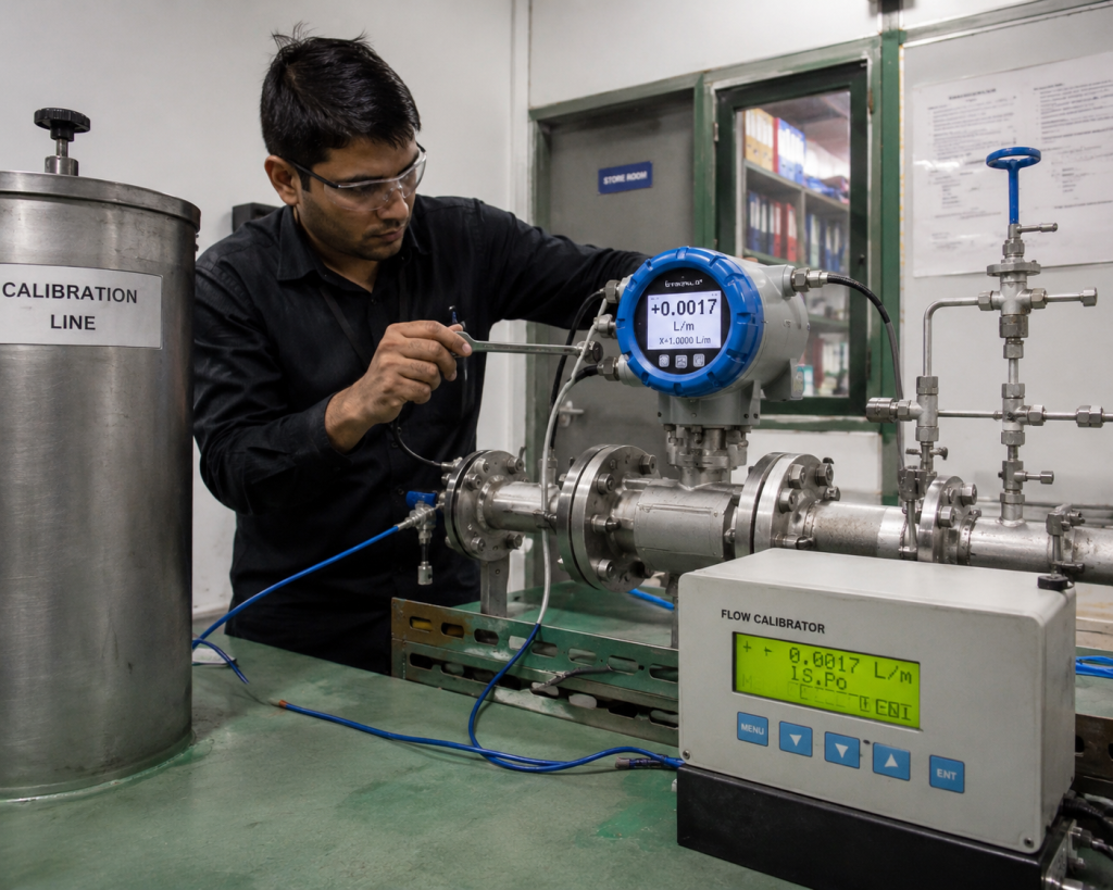 flow meter calibration pnac accredited iso 17025 hitech