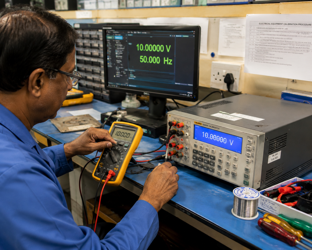 electrical calibration pakistan hitech industrial control pnac accredited